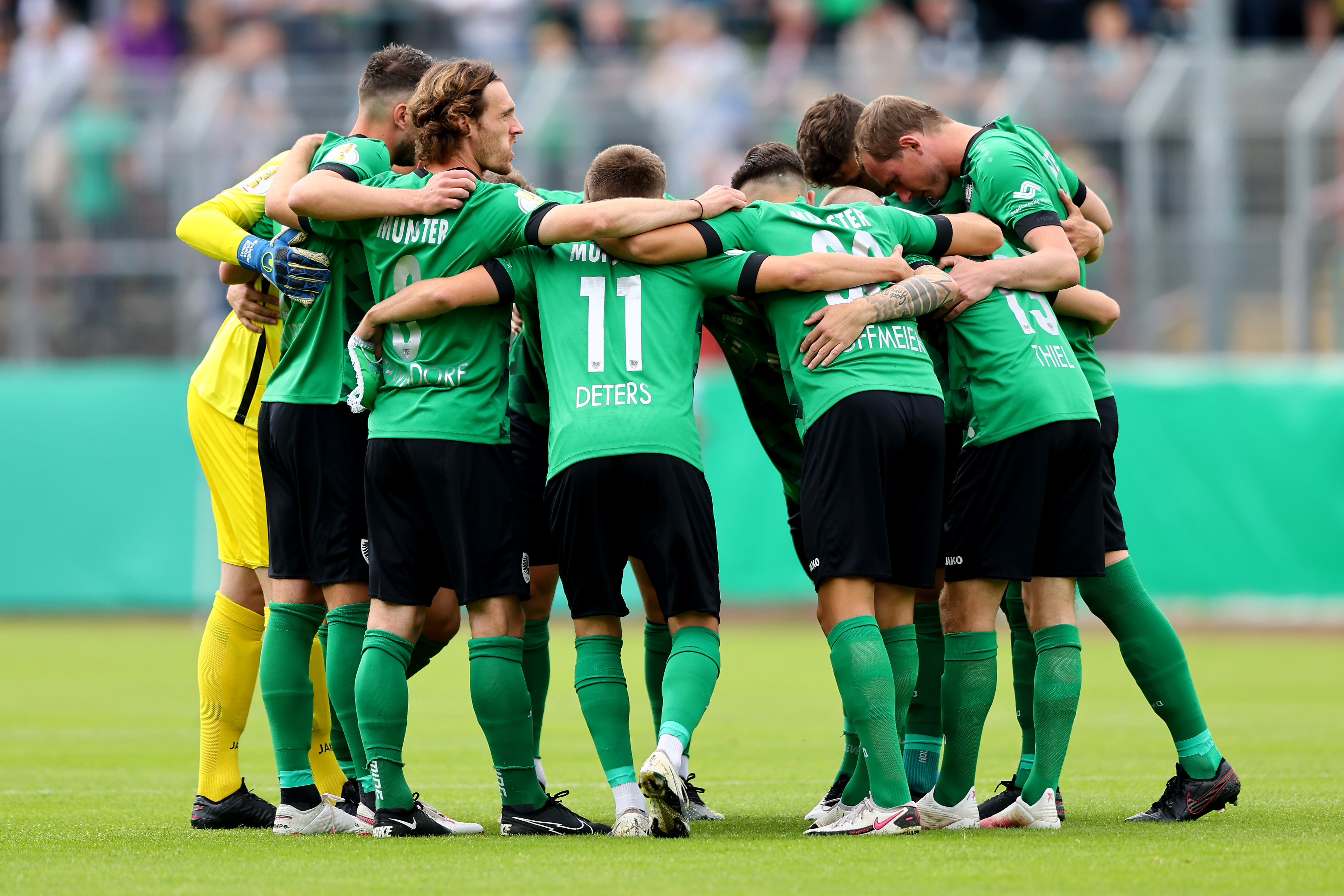 Preußen Münster bejubelte am vierten Saisonspieltag den vierten Sieg (Foto: Getty Images).