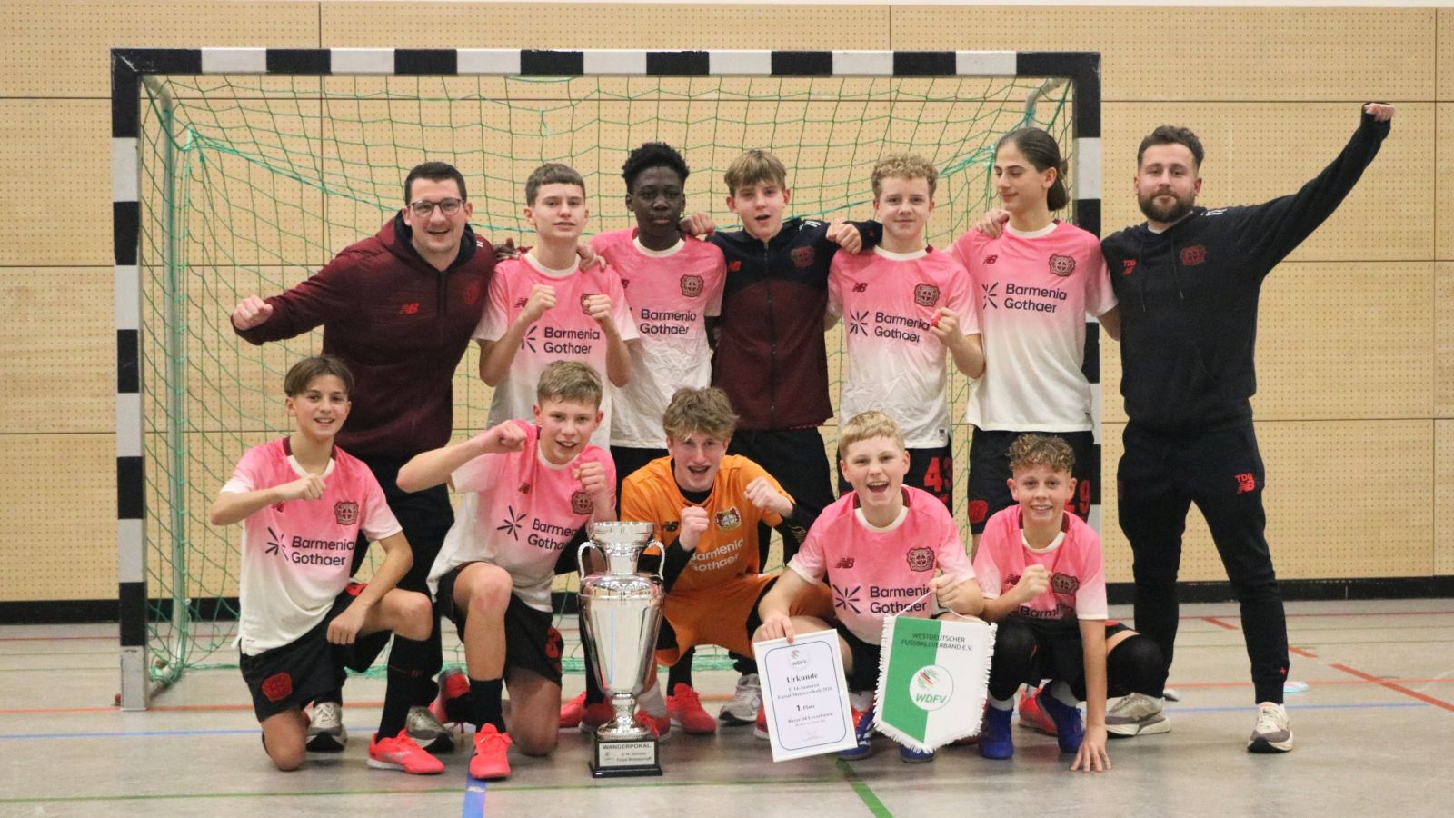 WDFV U 14-Junioren Futsal-Meisterschaft 2026 | Sieger Bayer 04 Leverkusen