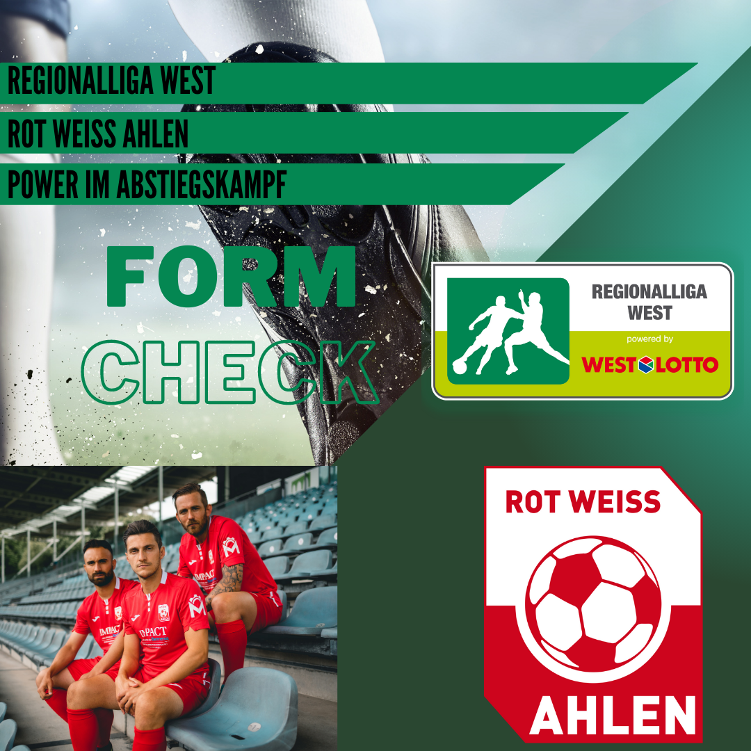 Formcheck 31. Spieltag RW Ahlen Foto/Video: WDFV