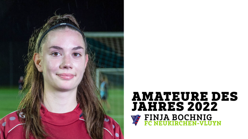 Amateure des Jahres 2022: Kandidatin Finja Bochnig  Foto/Video: fussball.de