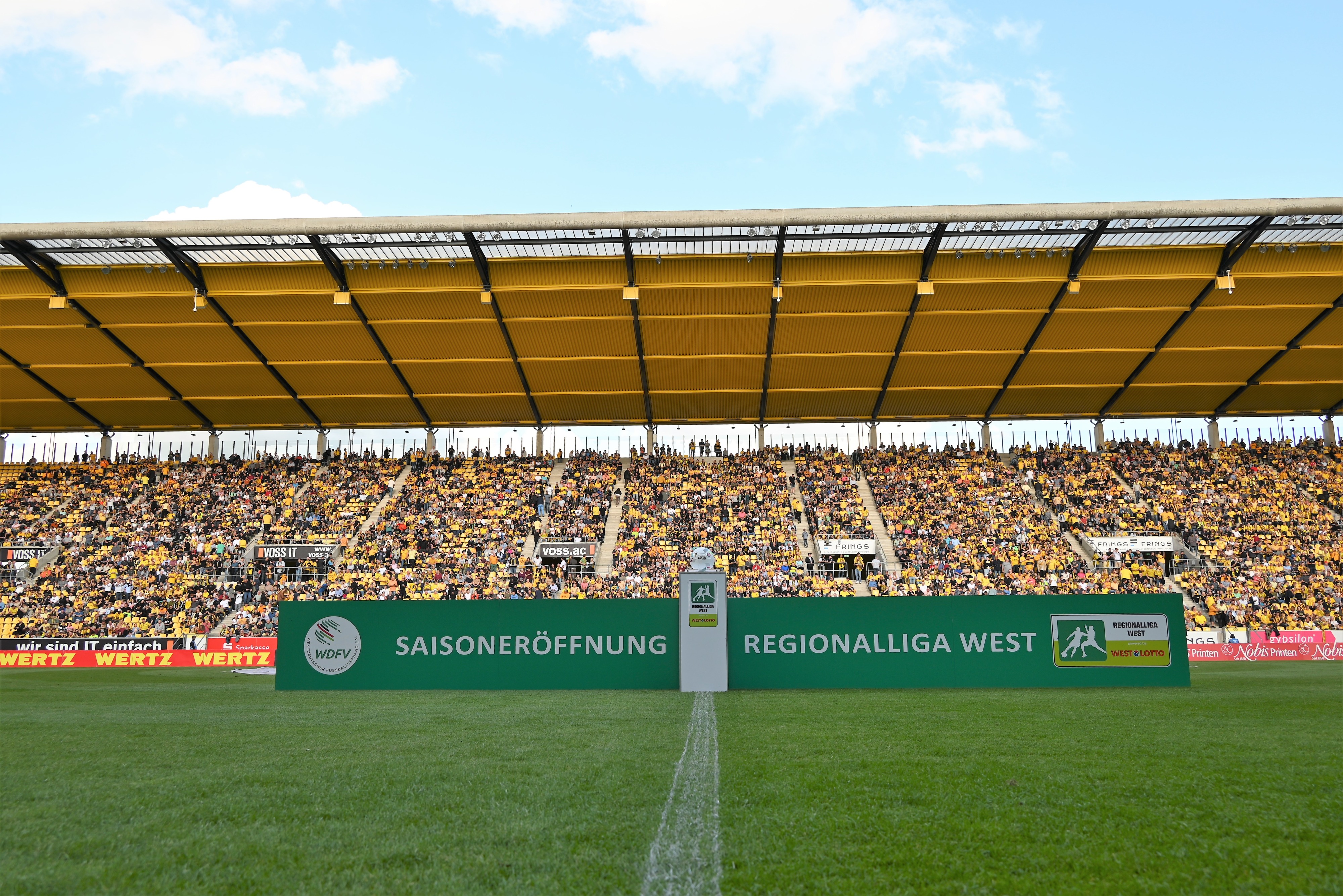 Herren-Regionalliga West: Saisoneröffnung 2023/2024 Alemannia Aachen - Wuppertaler SV Foto/Video: WDFV