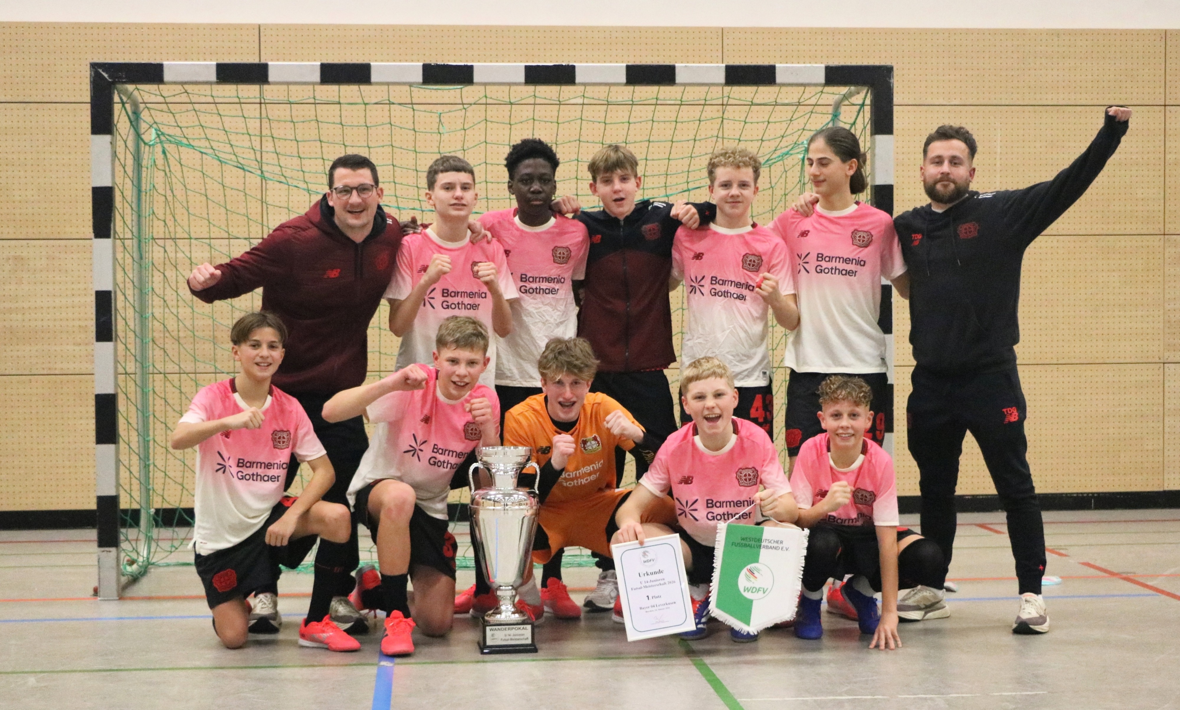 WDFV U 14-Junioren Futsal-Meisterschaft 2026 | Sieger Bayer 04 Leverkusen